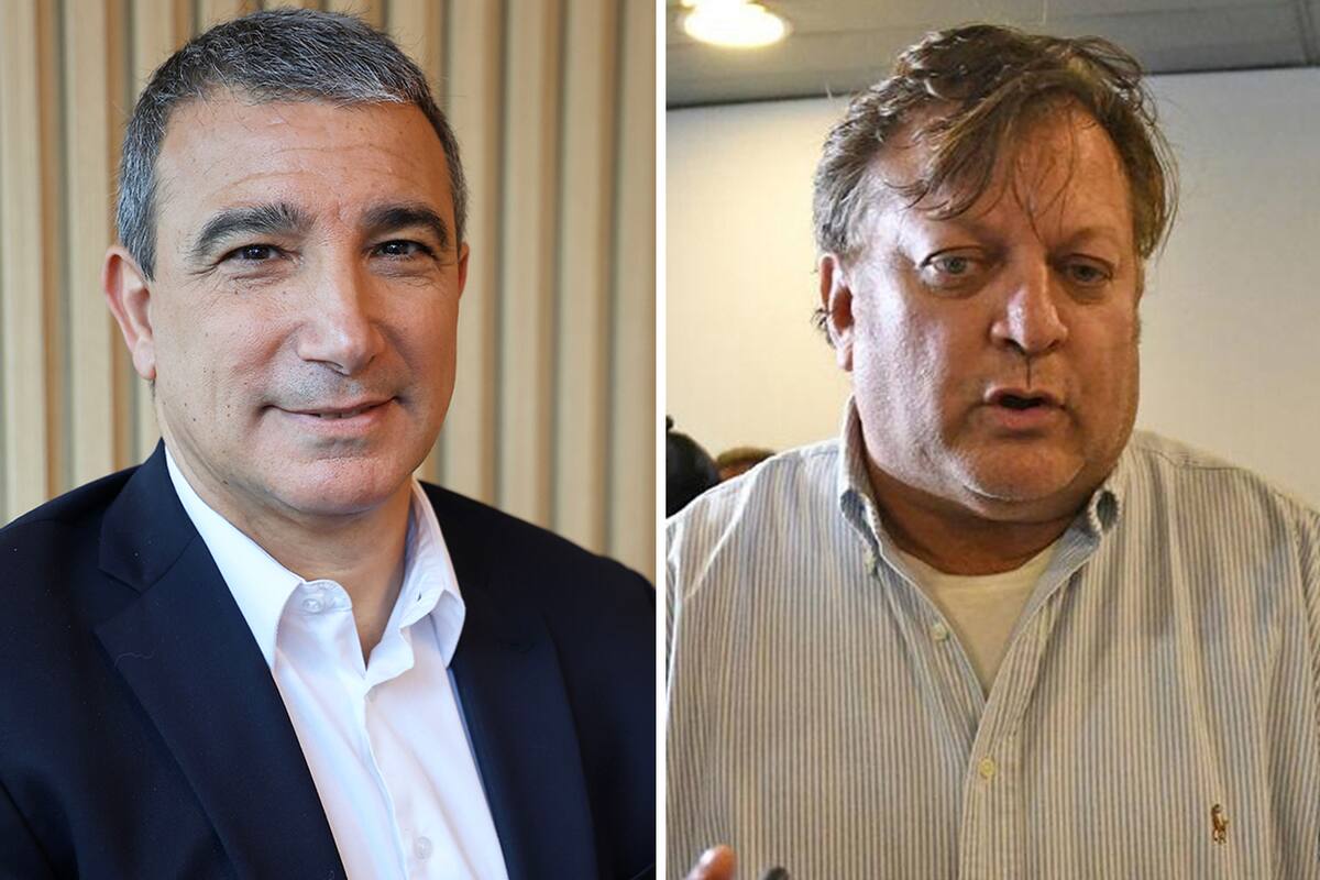 Fabián Lombardo, CEO de Aerolíneas, y Pablo Biró, secretario general de APLA