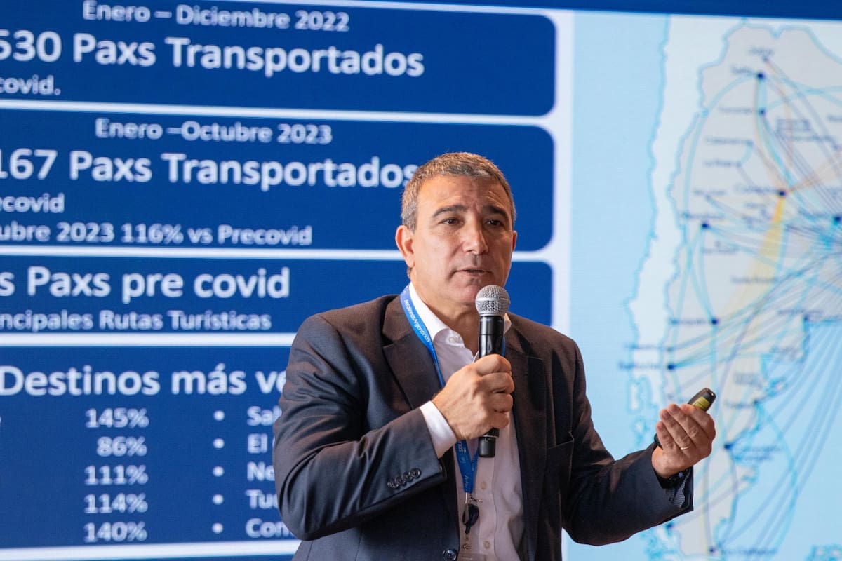 Fabián Lombardo, presidente de Aerolíneas Argentinas
