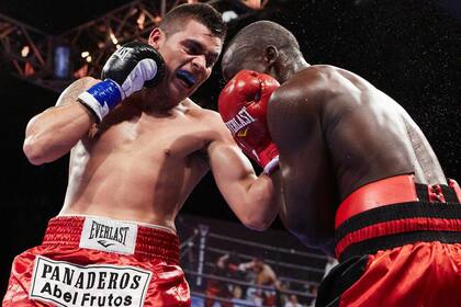Fabián Maidana, en el combate ante Peter Olouch
