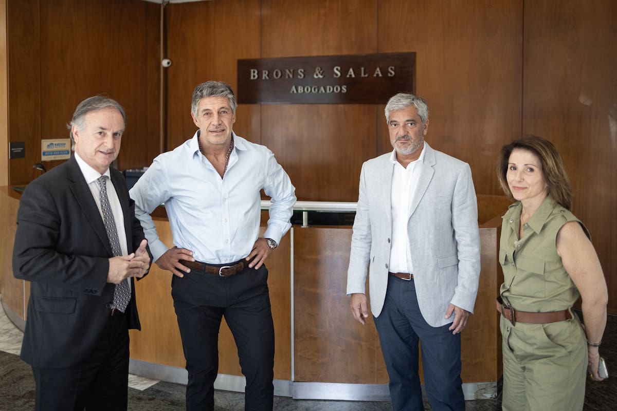 Fabián Papini, Guillermo Malm Green, Pablo Pileggi y María José Rodríguez Macías, la cúpula de Brons & Salas
10/12/2024. CABA, Argentina. FOTO/LA NACION.