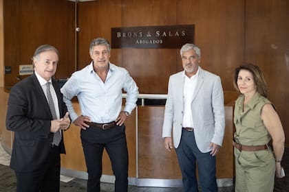 Fabián Papini, Guillermo Malm Green, Pablo Pileggi y María José Rodríguez Macías, la cúpula de Brons & Salas
10/12/2024. CABA, Argentina. FOTO/LA NACION.