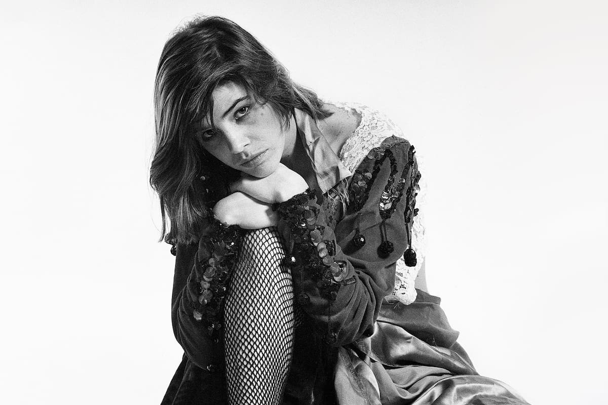 Fabiana Cantilo en la sesión para Detectives, su debut de 1985