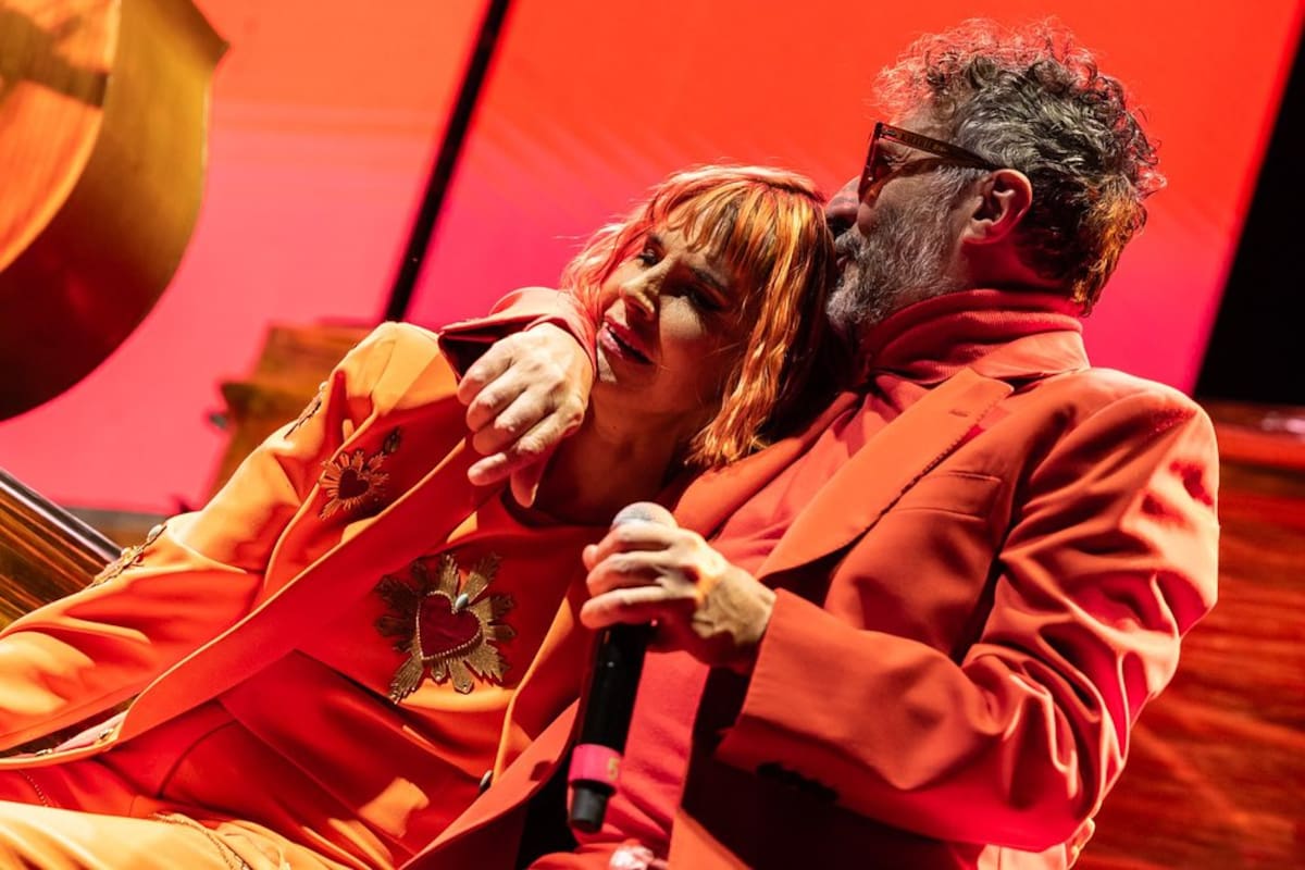 Fabiana Cantilo y Fito Páez, protagonistas de "Fue amor", uno de los grandes clásicos del repertorio del rosarino