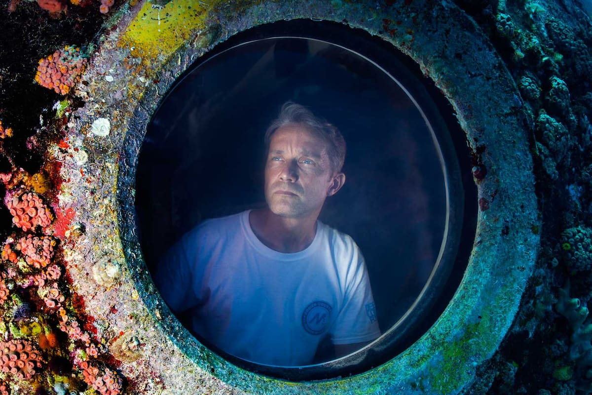 Fabién heredó la pasión por el mar de su abuelo, Jacques Cousteau