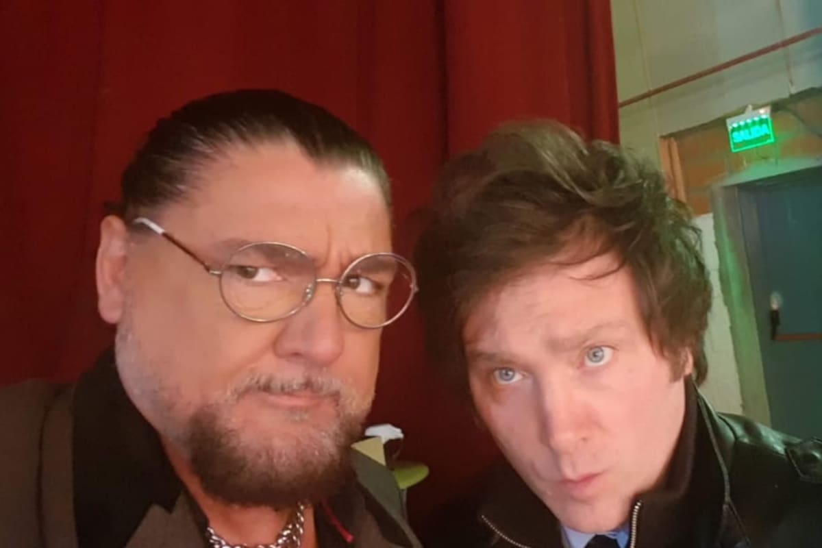 Fabio Cuggini y Javier Milei