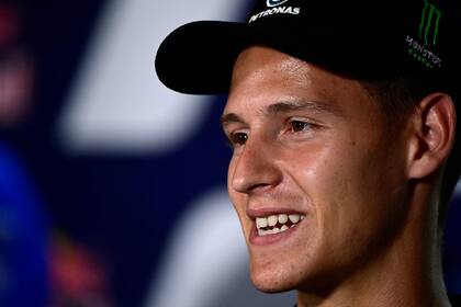 Fabio Quartararo tiene 21 años y transita su segunda temporada en MotoGP; en 2021 relevará a Valentino Rossi en el equipo oficial Yamaha.