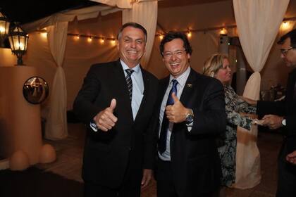 Fabio Wajngarten estuvo junto al presidente de Brasil el fin de semana en EE.UU., donde ambos se reunieron con Trump