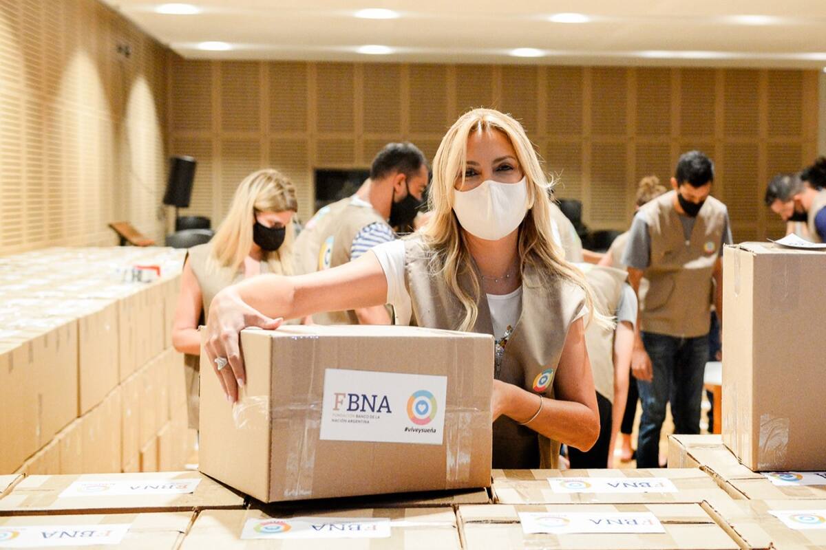 Fabiola Yañez distribuyó cajas con productos navideños en más de 500 hogares convivenciales