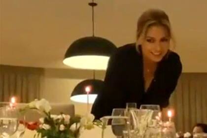 Fabiola Yañez, durante el festejo de su cumpleaños del año pasado