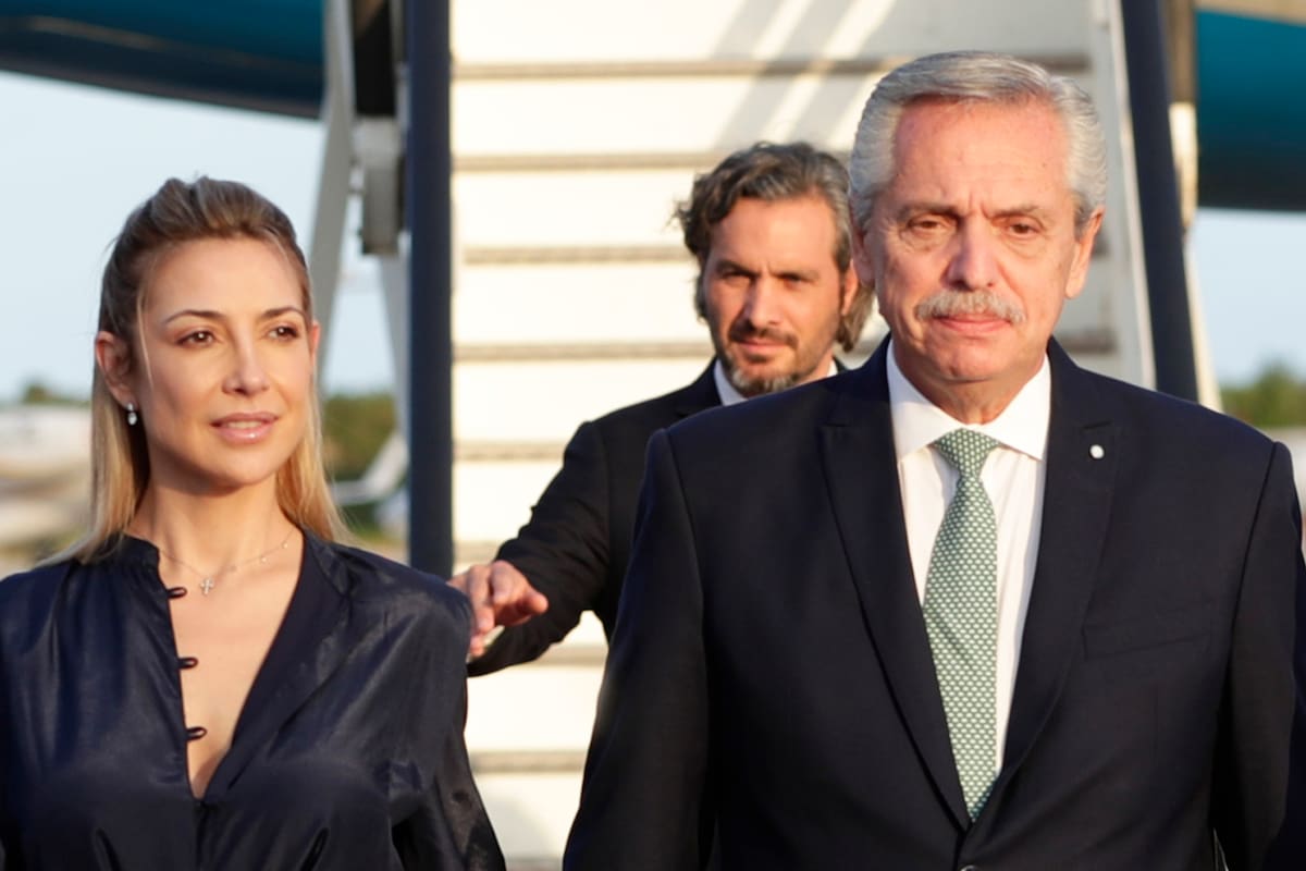 Fabiola Yañez y Alberto Fernández