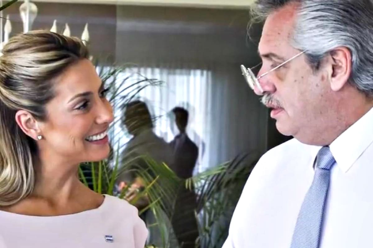 Fabiola Yañez y Alberto Fernández