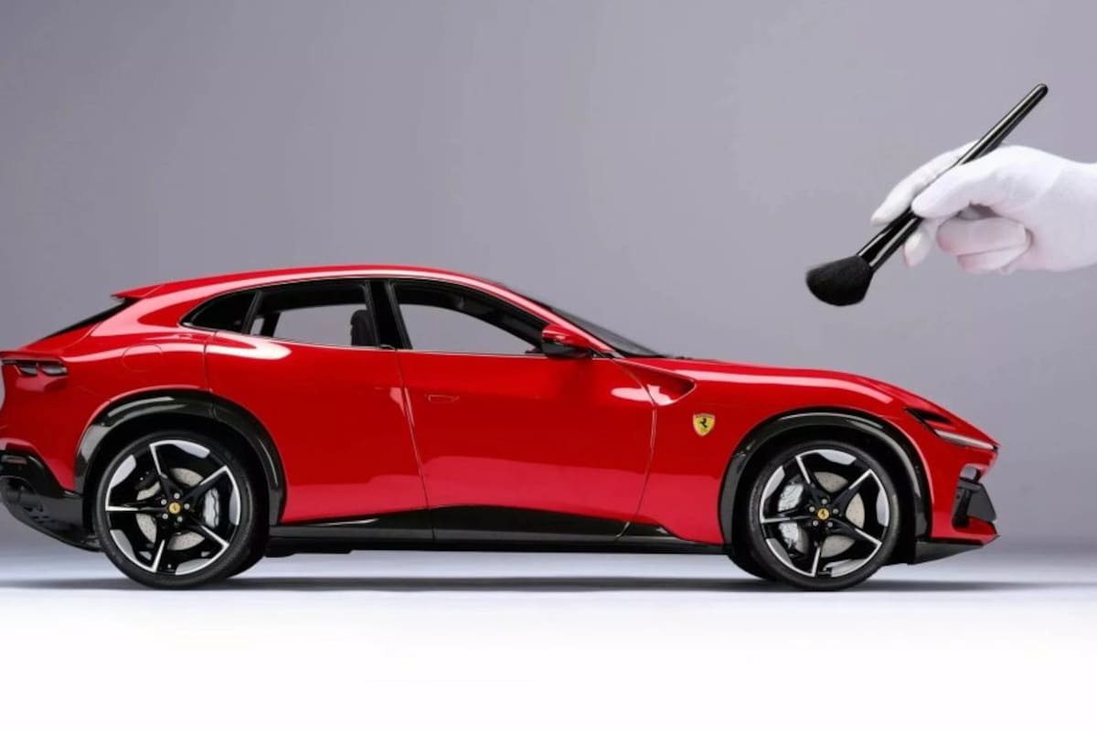 Fabricaron un mini Ferrari Purosangue y se vende por US$20.000