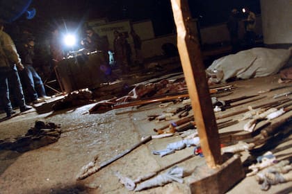Facas y otras armas blancas artesanales secuestradas a los internos