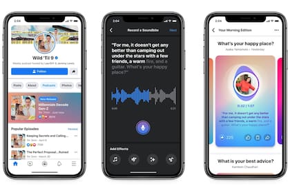 Facebook busca entrar en el mundo del audio en vivo para competir con Clubhouse y otros servicios; también ofrecerá podcasts en su plataforma