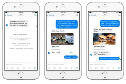 Facebook M busca diferenciarse de otros asistentes al estar basado en un sistema de inteligencia artificial monitoreado por humanos