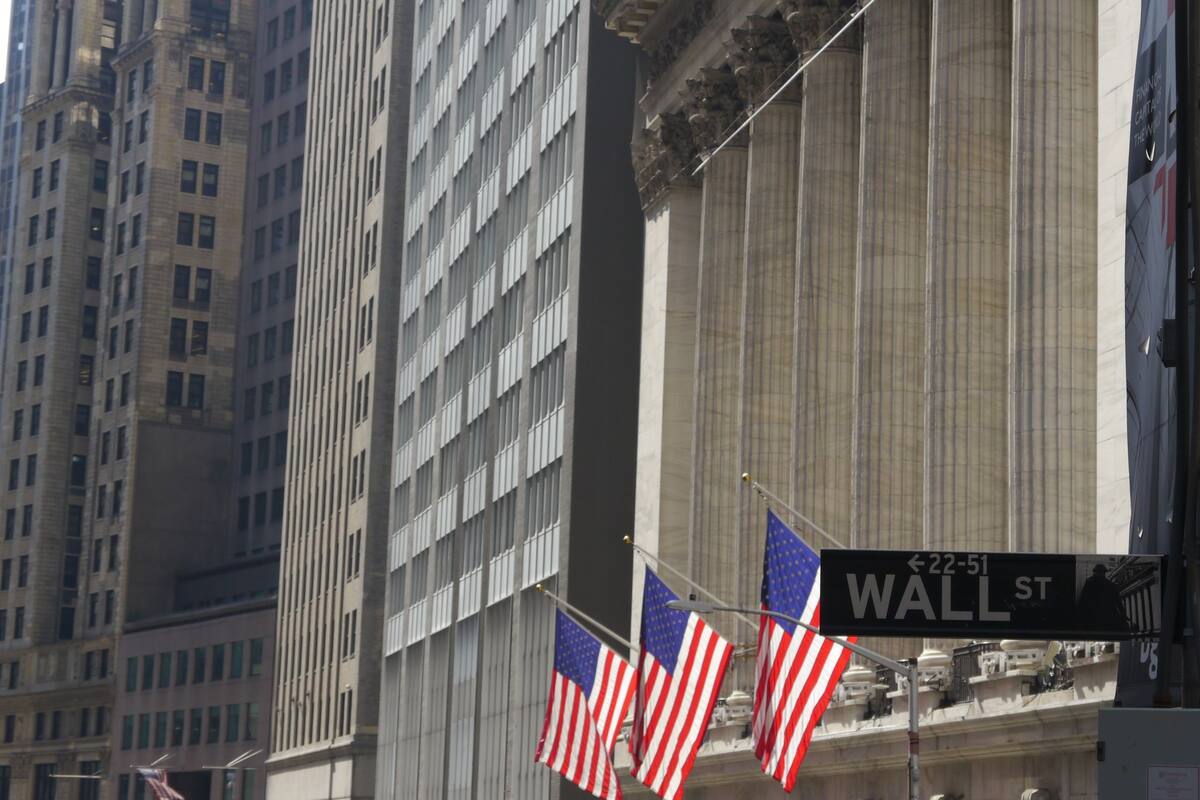 Fachada de la Bolsa de Nueva York en Wall Street.