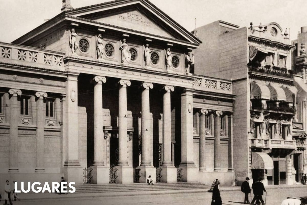Fachada de la escuela Roca en calle Libertad, a principios del siglo pasado.