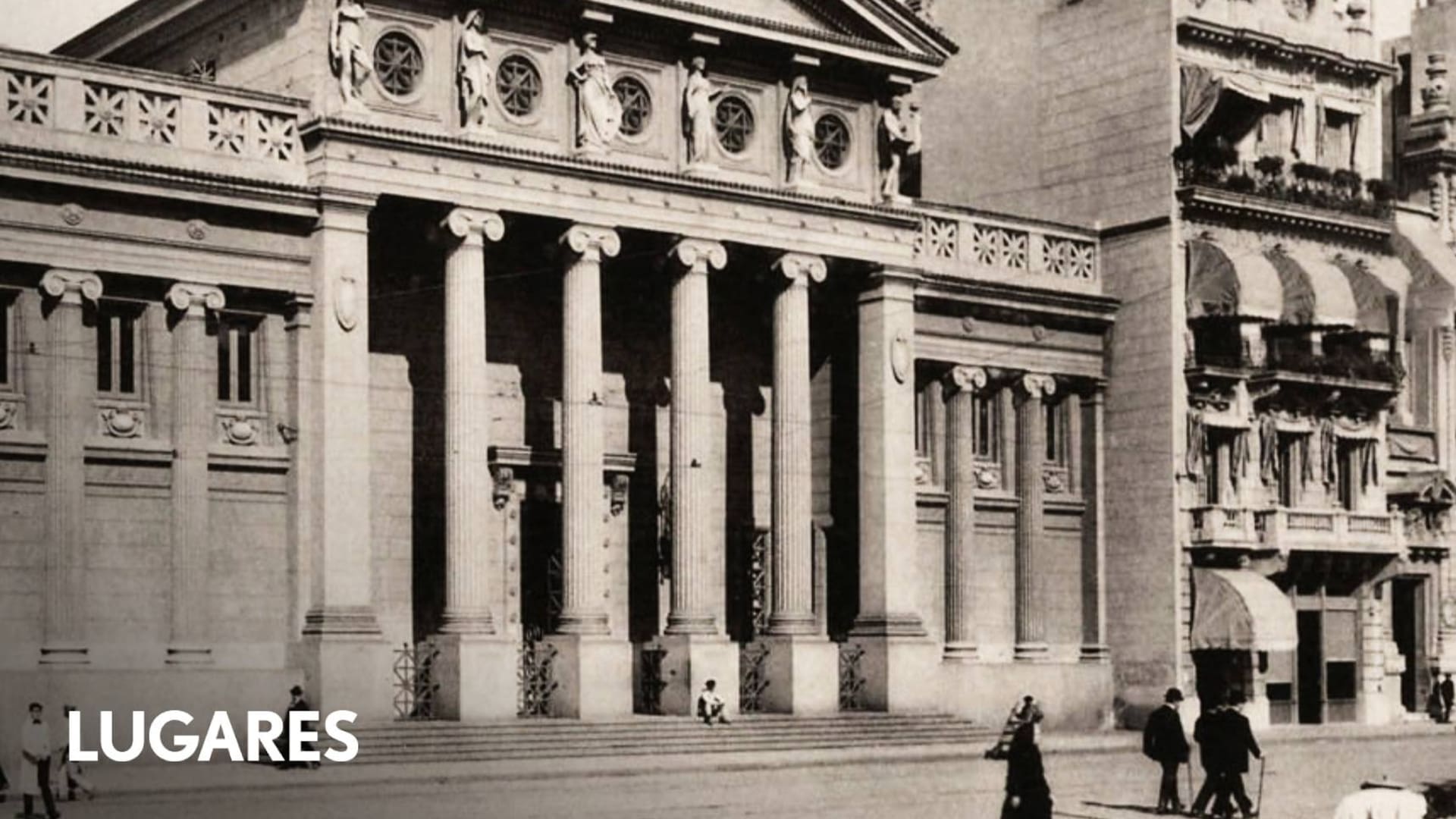 Fachada de la escuela Roca en calle Libertad, a principios del siglo pasado.