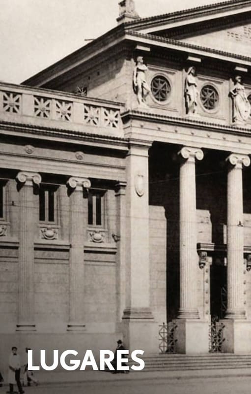 Fachada de la escuela Roca en calle Libertad, a principios del siglo pasado.