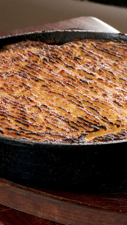 Fácil y tentador,un pastel de papas con el sello de Mallmann