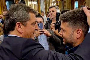Facundo Albini, concejal de La Plata por el Frente de Todos y Sergio Massa