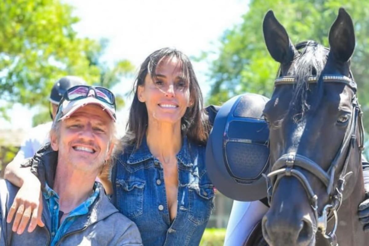 Facundo Arana, María Susini acompañaron a India a una competencia de equitación en Mar del Plata (Foto: Instagram @facundoaranatagle)