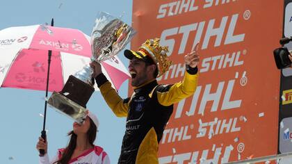 Facundo Ardusso y su festejo