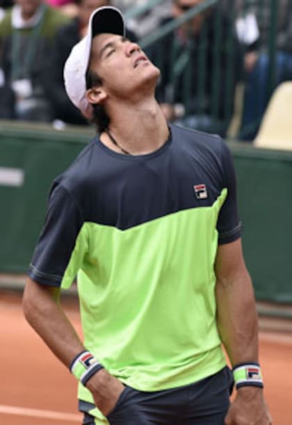 Facundo Bagnis y su lamento tras la derrota