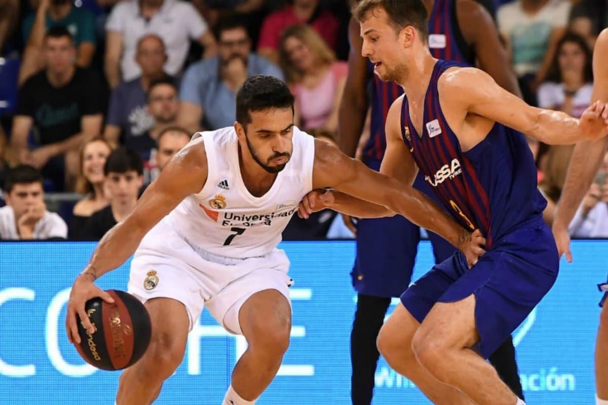 Facundo Campazzo, base de Real Madrid, es una de las figuras que tiene el básquetbol español