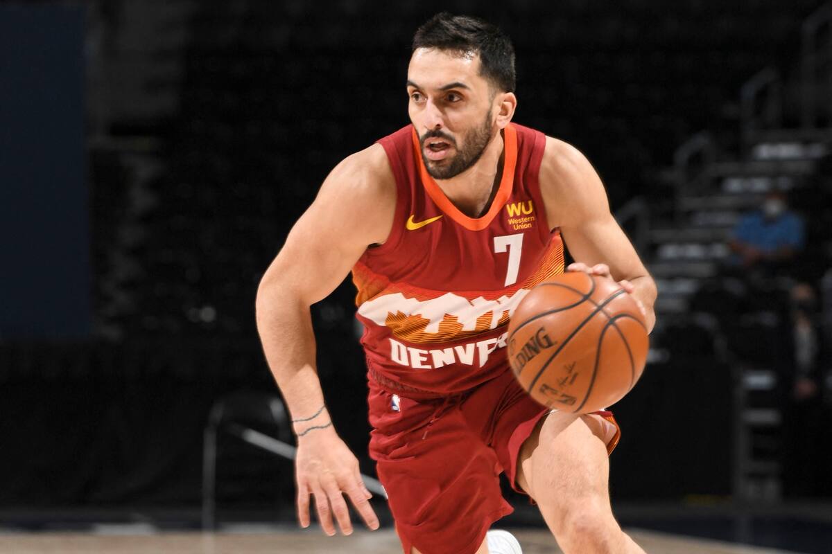 Facundo Campazzo, en acción: Denver Nuggets sumó un buen triunfo como visitante.