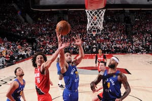 Facundo Campazzo fue parte de la rotación en la victoria de Denver sobre Portland
