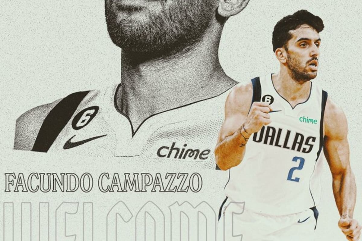Facundo Campazzo fue presentado como jugador de Dallas Mavericks; usará la camiseta número 2