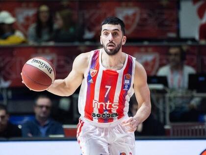 Facundo Campazzo jugará hasta fines de febrero solo la Liga ABA con Estrella de Belgrado
