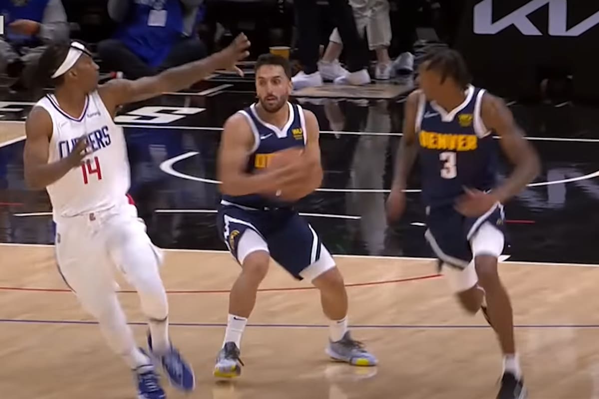 Facundo Campazzo jugó su primer partido de pretemporada y ya dio muestras de su calidad en Denver Nuggets