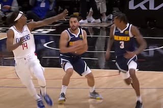 Campazzo volvió con un pase de magia que dejó a la NBA con los "ojos bien abiertos"