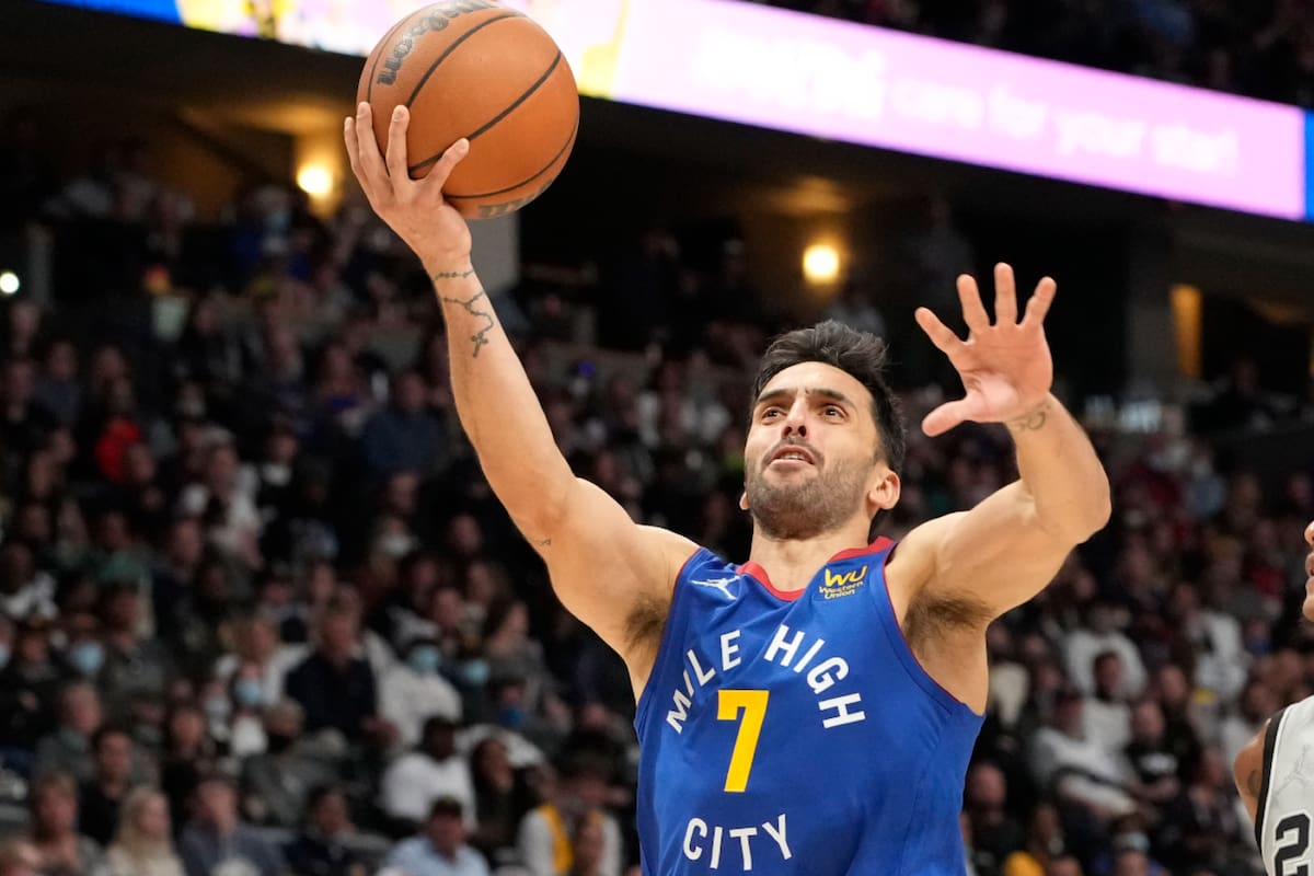 Facundo Campazzo tuvo una noche apagada en la visita de Denver a Utah