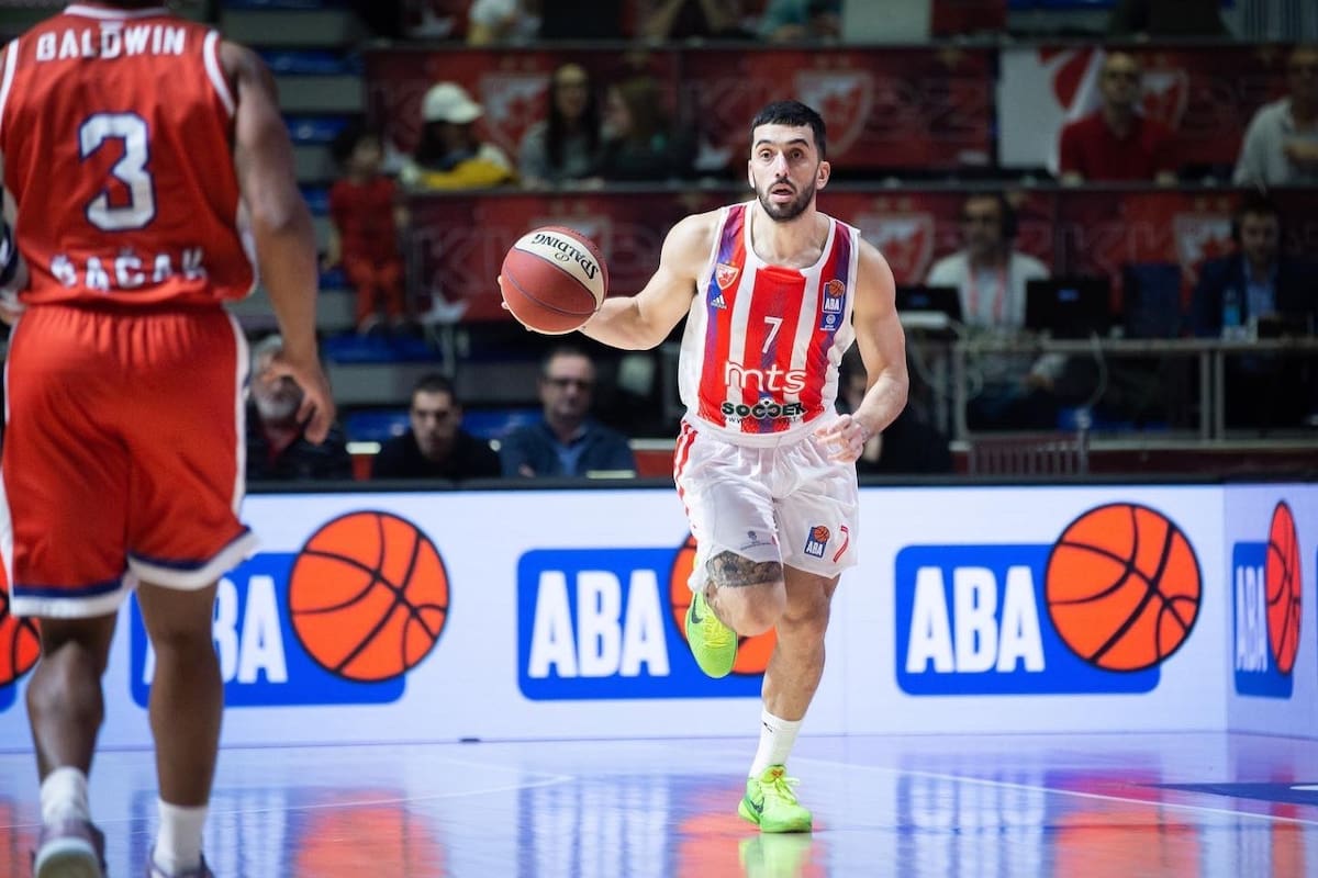 Facundo Campazzo y un brillante debut en Estrella Roja de Belgrado