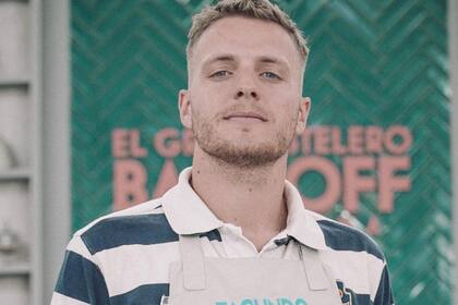 Facundo, finalista de Bake Off Argentina