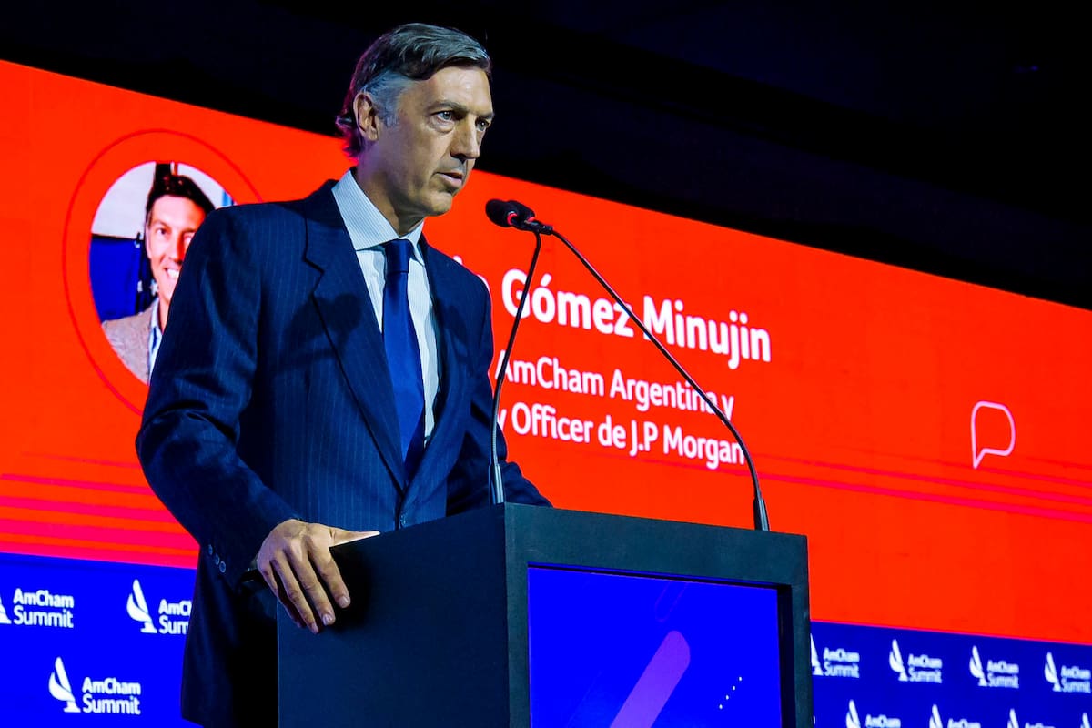 Facundo Gómez Minujín, presidente de AmCham y de J.P. Morgan Argentina