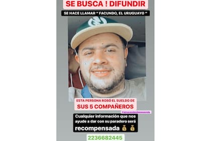 Facundo Guita, el joven buscado por estafa