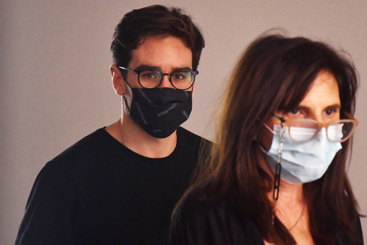 Facundo Macarrón, durante su declaración en el juicio por el asesinato de su madre, Nora Dalmasso