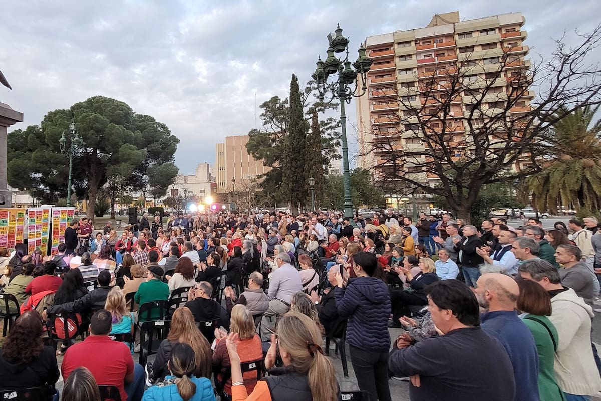 Facundo Manes estuvo en La Pampa, como parte de su campaña nacional