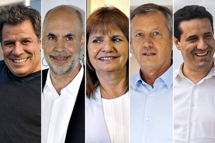 Facundo Manes, Horacio Rodríguez Larreta, Patricia Bullrich, Emilio Monzó y Maxi Abad