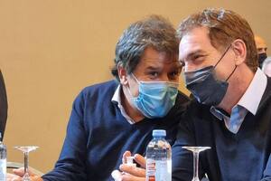 Facundo Manes y Diego Santilli, dos de los candidatos que encabezan la principal lista opositora en la provincia de Buenos Aires