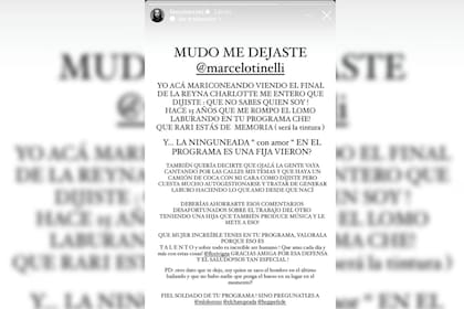 Facundo Mazzei reveló cómo fue la charla íntima con Marcelo Tinelli. tras su fuerte descargo (Foto Instagram @facumazzei)
