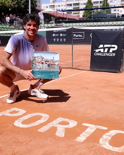 Facundo Mena, oriundo de Temperley, se consagró campeón del Challenger de Porto, Portugal