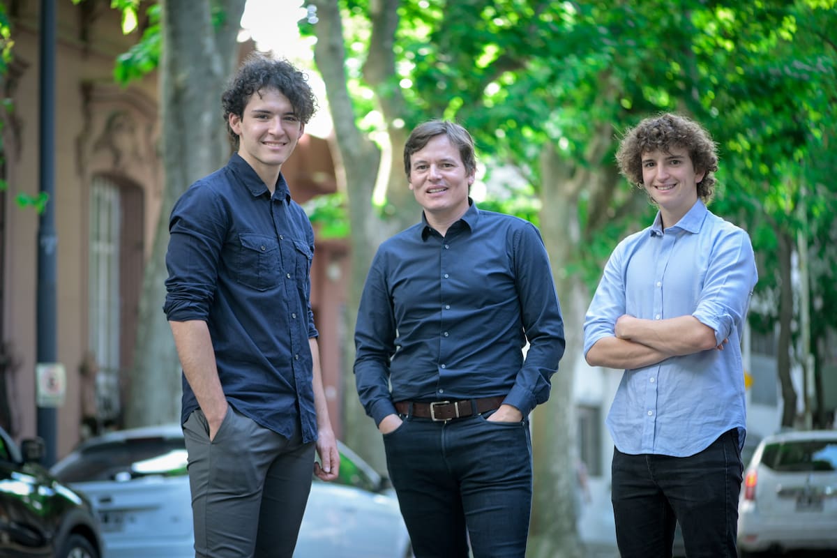 Facundo Migoya, Matías Loizaga y Manuel Migoya