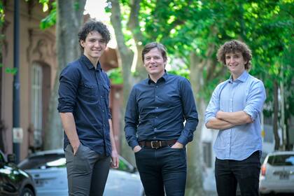 Facundo Migoya, Matías Loizaga y Manuel Migoya