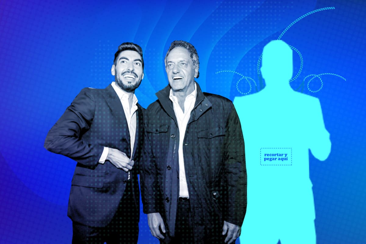 Facundo Moyano y Daniel Scioli