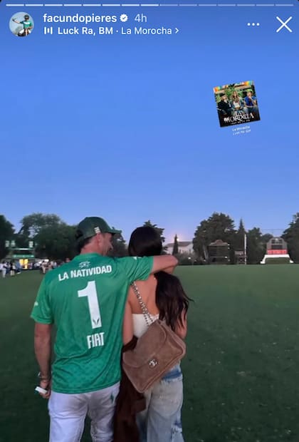 Facundo Pieres compartió una foto junto a Zaira Nara